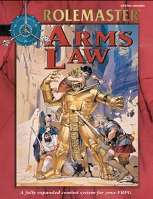 1999 Arms Law for Rolemaster Fantasy Role Playing cover