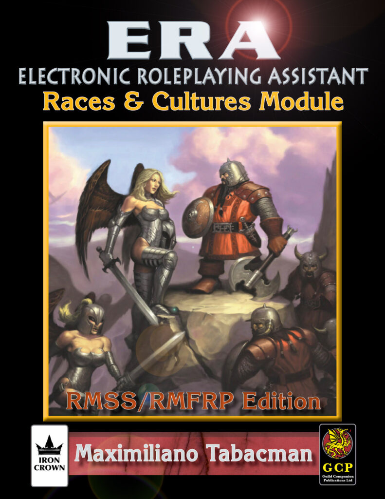ERA for Rolemaster Races and Cultures for Rolemaster Fantasy Role Playing cover
