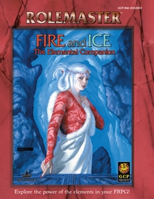 Fire and ice elemental companion for Rolemaster Fantasy Role Playing cover