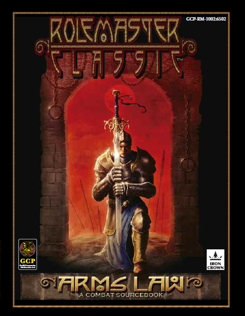 Rolemaster Classic Arms Law-image