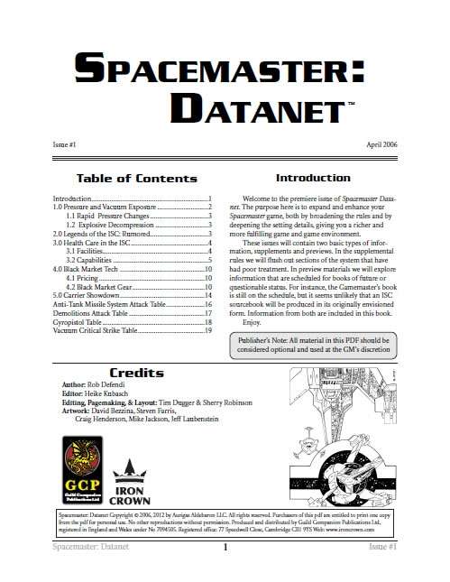 Spacemaster Datanet 1