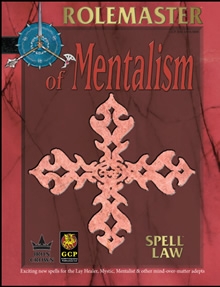 Spell Law of Mentalism for Rolemaster Fantasy Role Playing