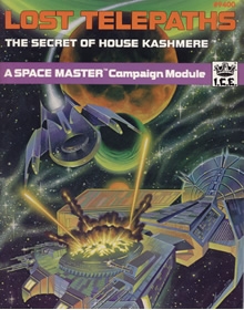 lost telepaths the secret of house kashmere adventure module for Spacemaster cover
