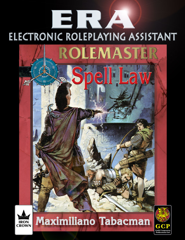 ERA for Rolemaster Spell Law for Rolemaster Fantasy Role Playing cover