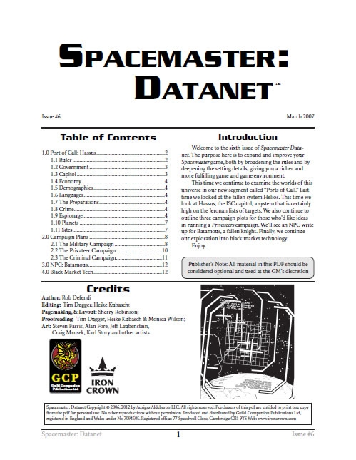 Spacemaster Datanet 6