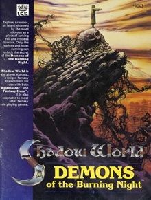 Demons of the burning night shadow world adventure for Rolemaster